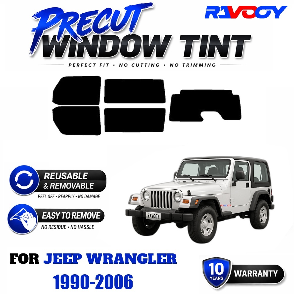 Air Bubble Remover - RAVOOY Precut Window Tint, Reusable Removable