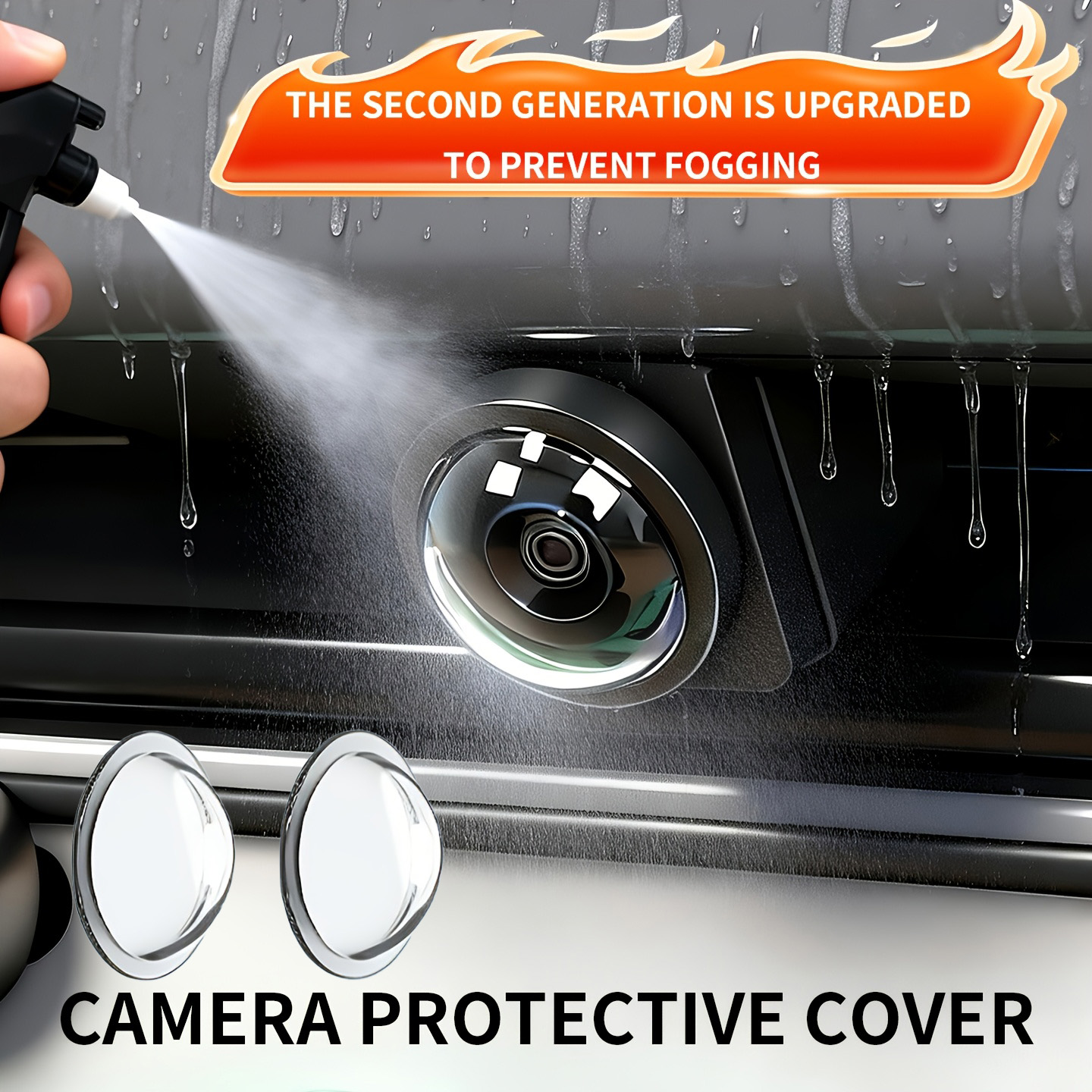 Camera Lens Protector - 2Pcs Car Rear View Backup Camera