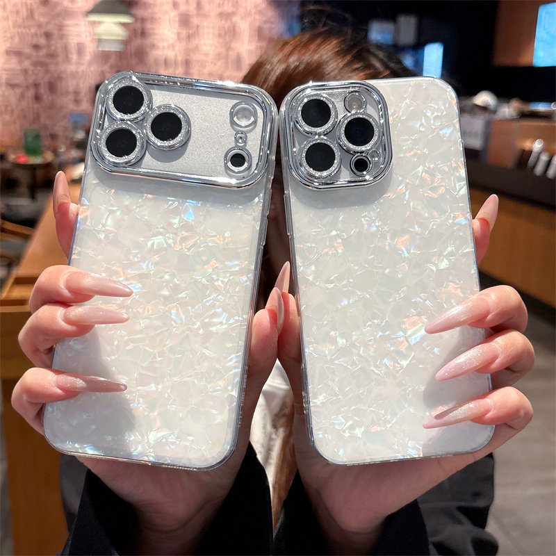 Shell Pattern Phone Case with  - Camera Lens Protector ulasan dan harga