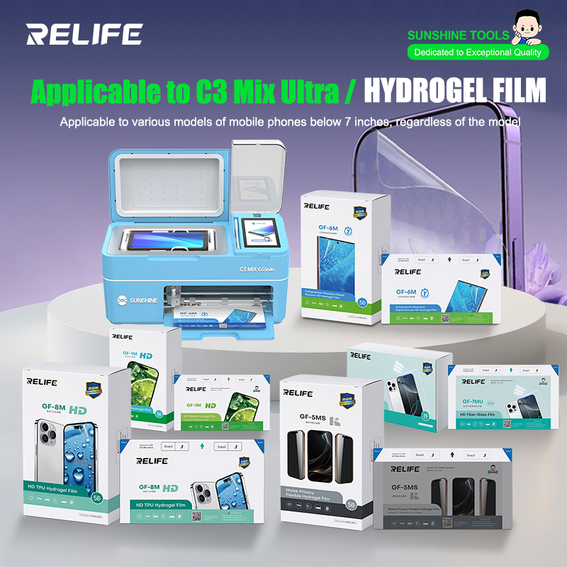 RELIFE GF-1M GF-5MS HD TPH Hyd - Screen Protector Cutter ulasan dan harga