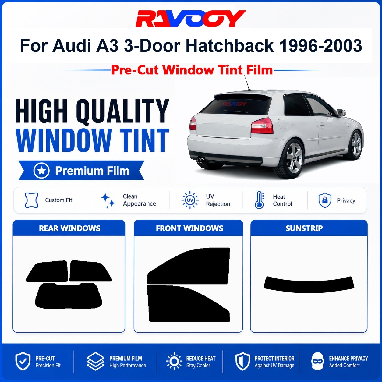 Premium Pre-Cut Window Tint Fo - Privacy Screen Protector ulasan dan harga
