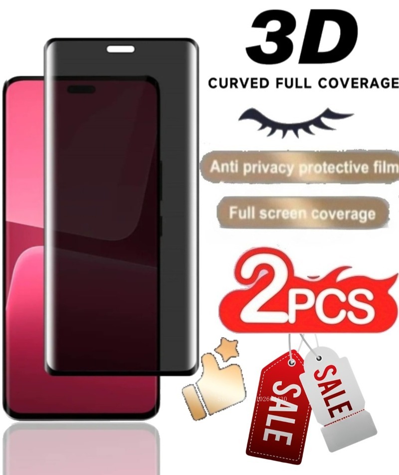 2PCS Privacy Anti Spy Peeping  - Curved Edge Screen ulasan dan harga