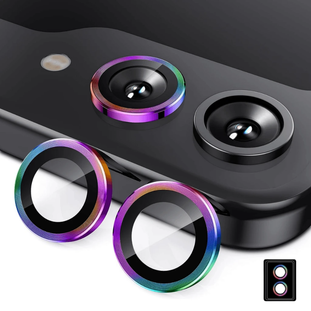 Metal Camera Lens Protector Fo - Tempered Glass Screen 9H ulasan dan harga
